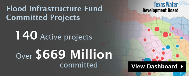 Flood Infrastructure Fund Committed Projects - Committed Projects: 140; Committed Amount: $669,000,000 - View Project Reporting Dashboard for details
